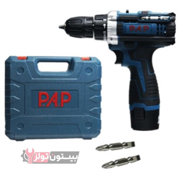 دریل شارژی 12 ولت CD-1201 پی ای پی PAP-3301001